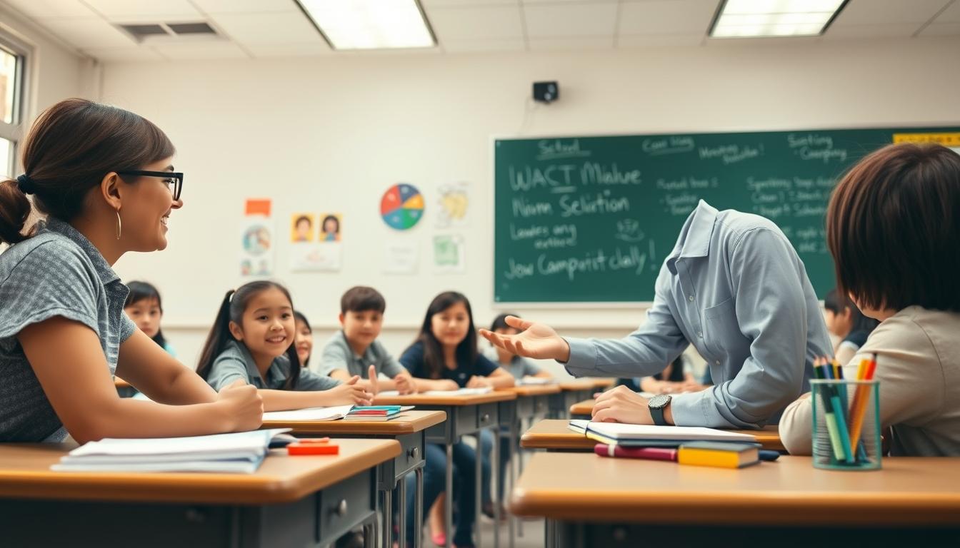 Student using learning strategies while studying